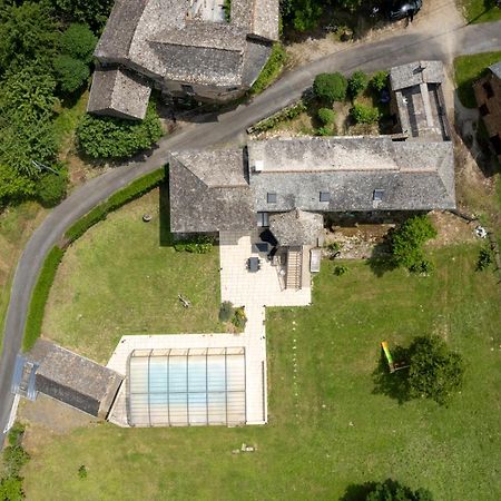 Grand Gite Piscine, L'Estrebaldie Aveyron Βίλα Centres Εξωτερικό φωτογραφία