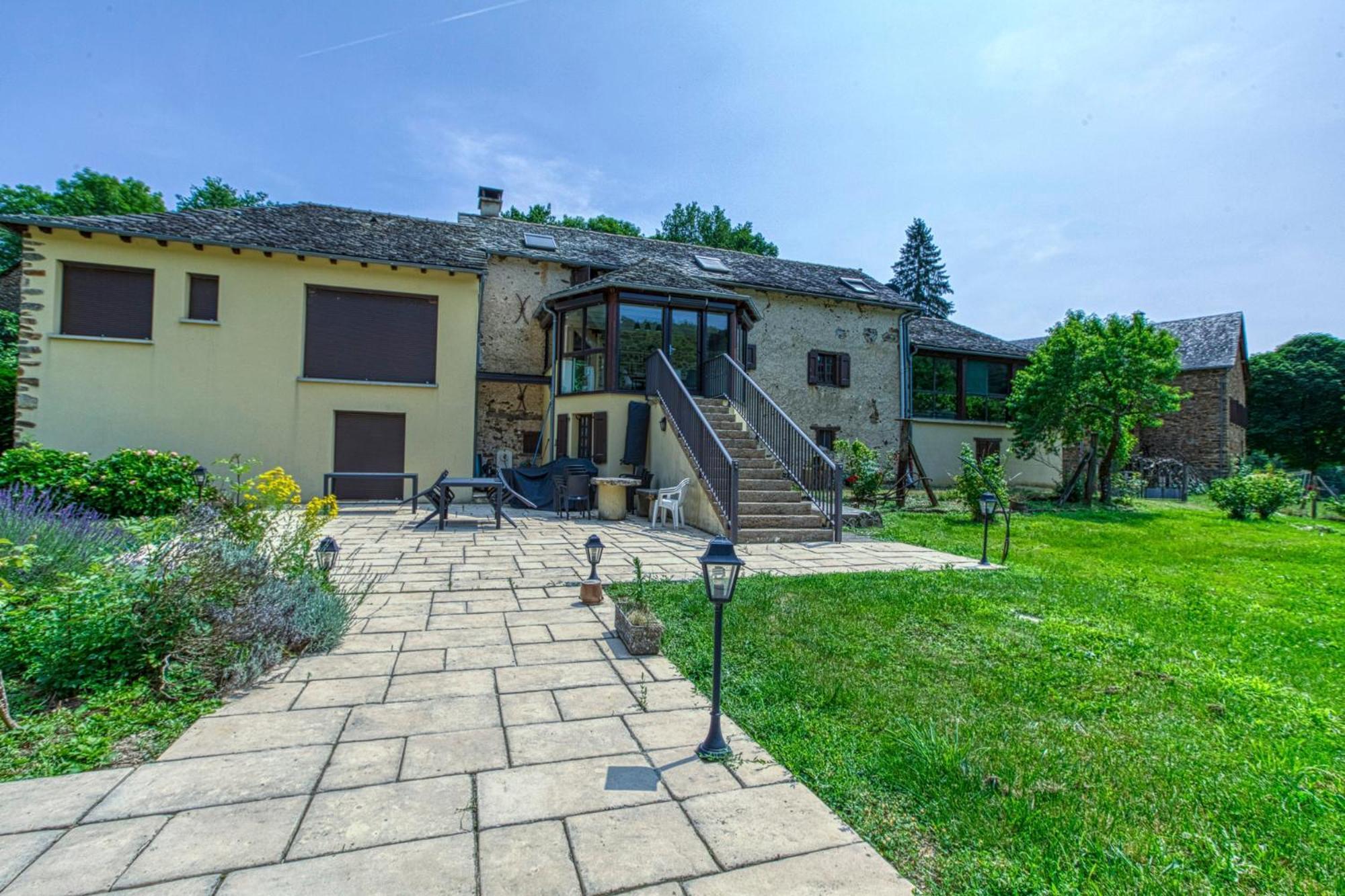 Grand Gite Piscine, L'Estrebaldie Aveyron Βίλα Centres Εξωτερικό φωτογραφία